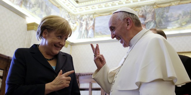 Angela Merkel pape François
