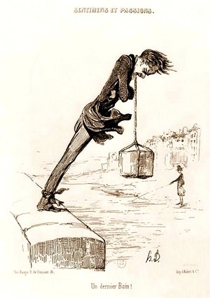 Intellectuel suicidaire Honoré Daumier