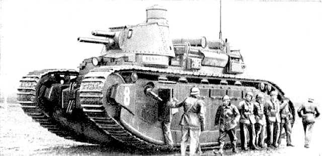 Le char d'assaut FCM C Char FCM 2C