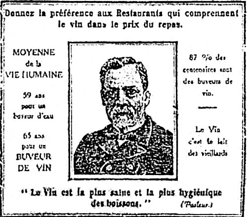 Pasteur vin boisson hygiénique