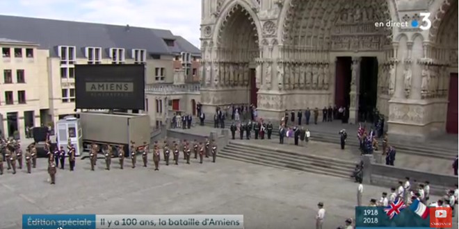 Amiens cérémonie centenaire bataille Amiens