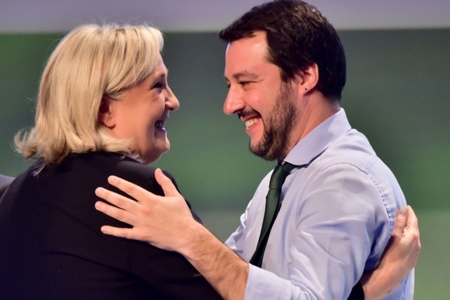 Matteo Salvini Marine Le Pen