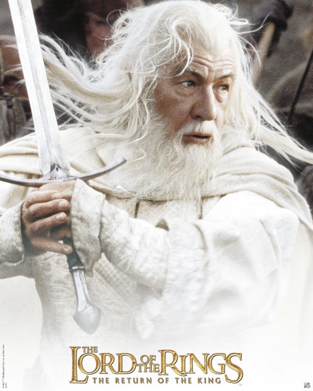 Seigneur anneaux Gandalf Blanc