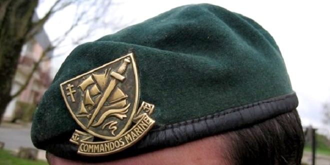 Les bérets verts des commandos marine