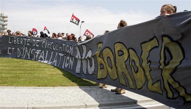 Manifestation No Border Calais