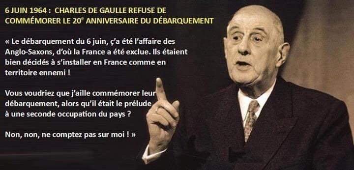 Charles de Gaulle débarquement 6 juin 1944