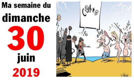 Ma bonne semaine de mauvaise foi (30 juin 2019)