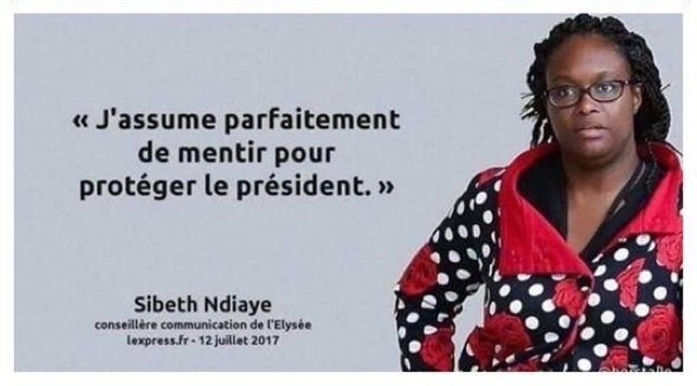 Sibeth-Ndiaye-mentir-protéger-Macron