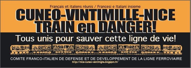 Train en danger Cuneo-Vintimille-Nice