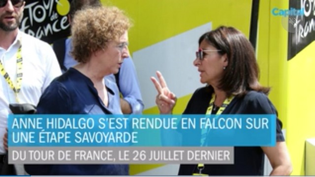 Anne Hidalgo Tour de France 2019 Falcon