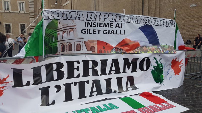 Gilets Jaunes 06 Rome 18 septembre 2019