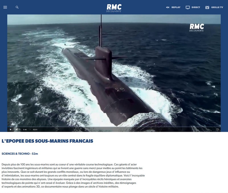 L'épopée des sous-marins français - RMC Découverte