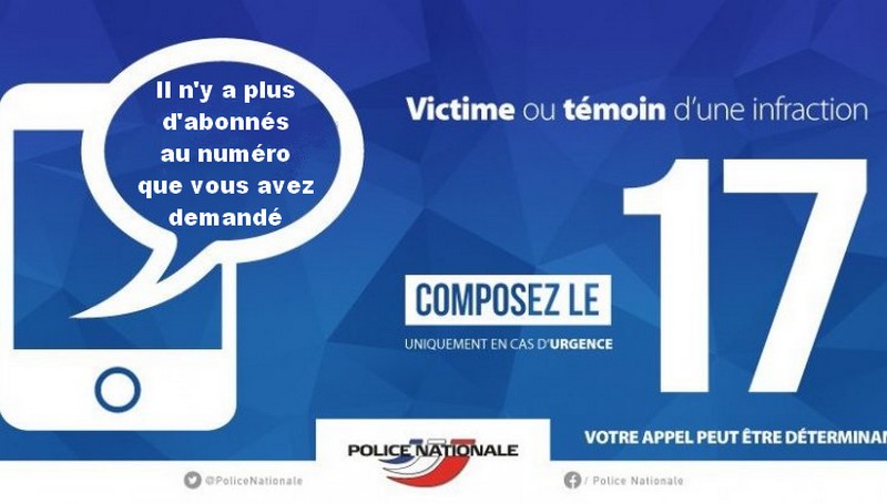 Police secours – 17 Police secours - 17