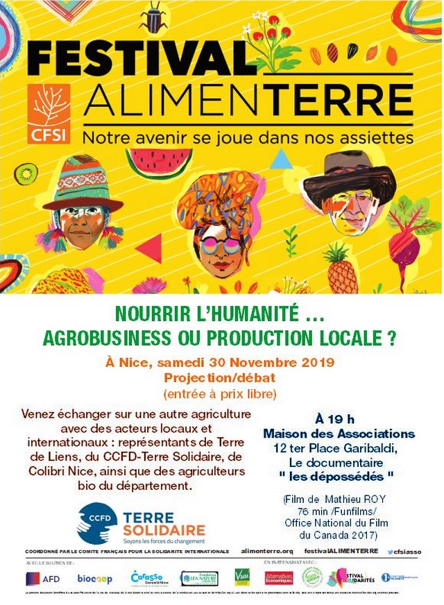 Festival AlimenTerre novembre 2019 - Nice