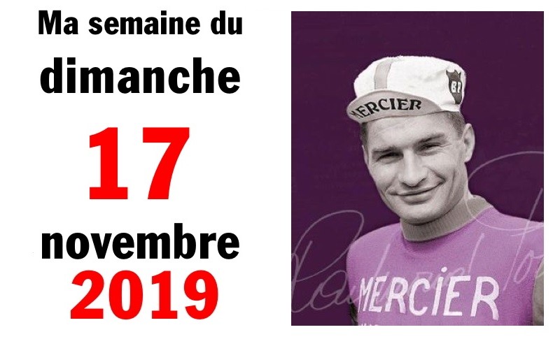 Semaine 17 novembre 2019