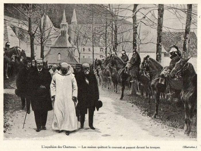 1903 - Expulsion moines Grande Chartreuse