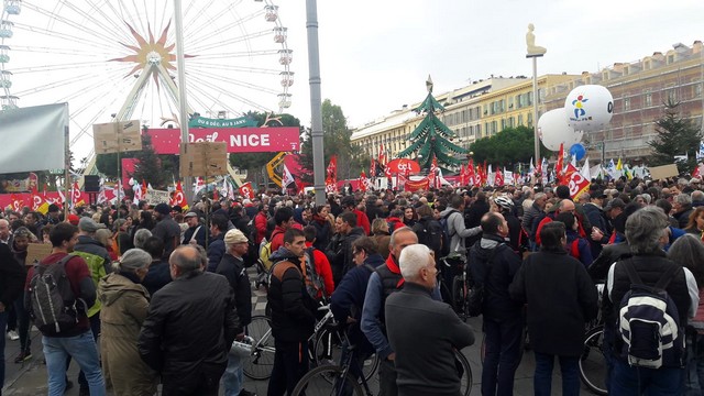 CGT - PCF - Nice - 5 décembre 2019