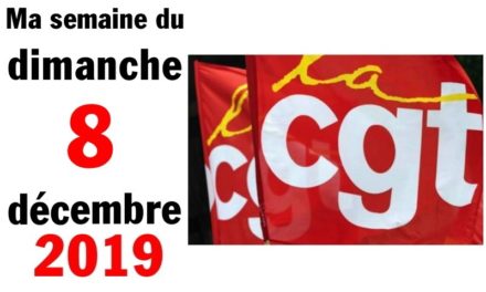Ma bonne semaine de mauvaise foi (8 décembre 2019)