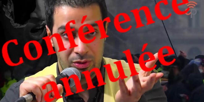 Youssef-Hindi - conférence annulée
