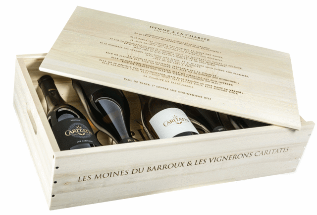 Abbaye Barroux - Coffret vin Via Caritatis