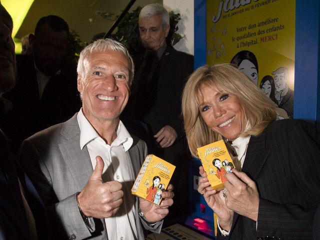 Brigitte Macron - pieces jaunes - Didier Deschamps