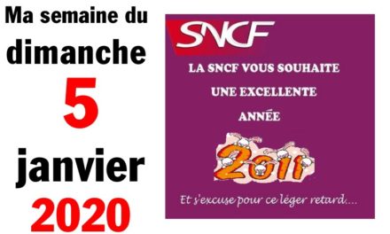 Ma bonne semaine de mauvaise foi (5 janvier 2020)