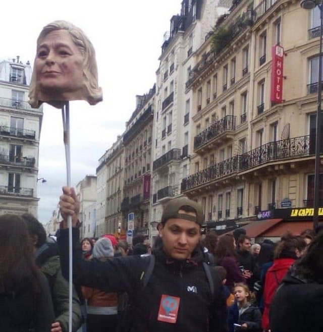 Taha Bouhafs - Tête Marine Le Pen