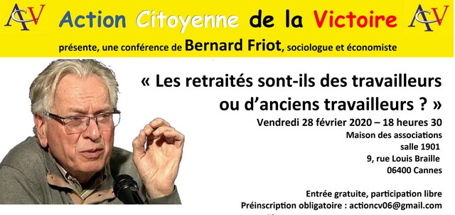 Conférence Bernard Friot