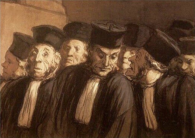 Honoré Daumier - Les Avocats - Caricature