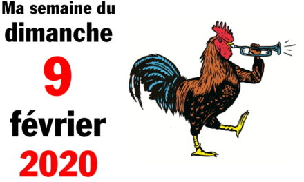 Ma bonne semaine de mauvaise foi (8 février 2020)
