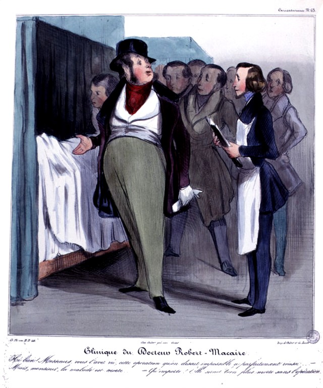 Daumier Clinique docteur Robert-Macaire