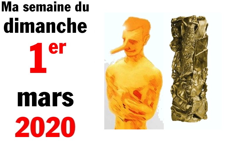 Semaine 1<sup class="ordinal">er</sup> mars 2020 Semaine 1er mars 2020