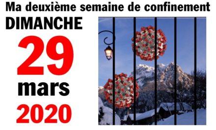 Ma bonne semaine de mauvaise foi (29 mars 2020)