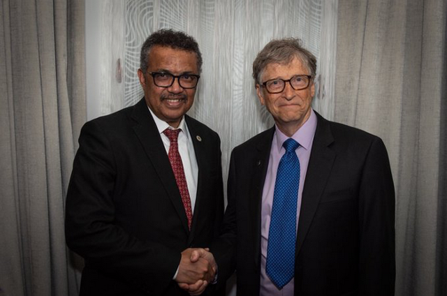 Bill Gates - Tedros Adhanom Gebreyesus -OMS