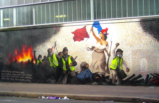 Pboy - Delacroix - Liberté guidant peuple - Aubervilliers