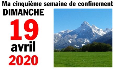 Ma bonne semaine de mauvaise foi (19 avril 2020)