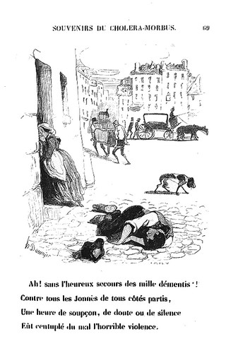 Honoré Daumier - Souvenirs Choléra Morbus 1840