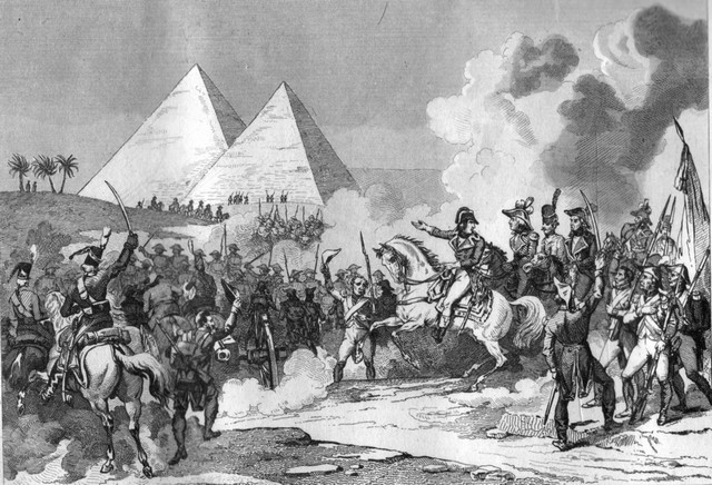 Napoléon Bonaparte - bataille pyramides