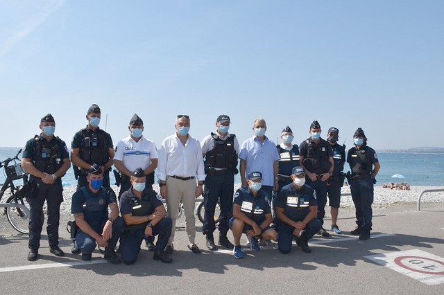 Police Cagnes-sur-Mer masquée