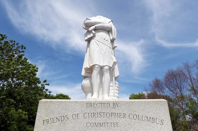 Christophe Colomb décapité