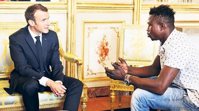 Mamoudou Gassama - Macron Élysée