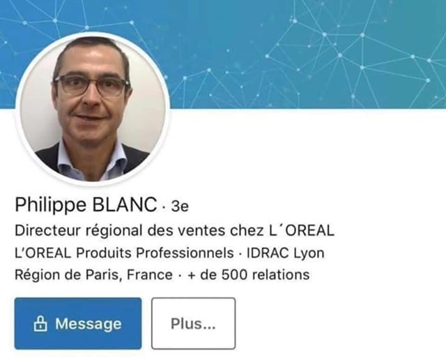 Blanc - directeur Oréal