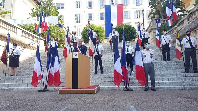 Cagnes-sur-Mer - Louis Nègre - discours intronisation - juillet 2020
