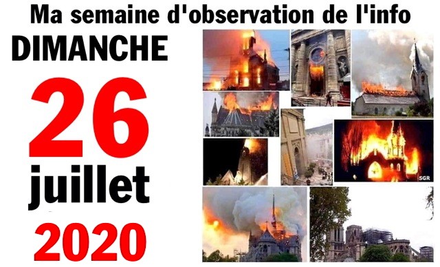 Semaine 26 juillet 2020