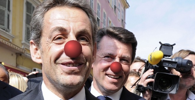 Christian-Estrosi_Nicolas-Sarkozy_clowns Christian-Estrosi_Nicolas-Sarkozy_clowns