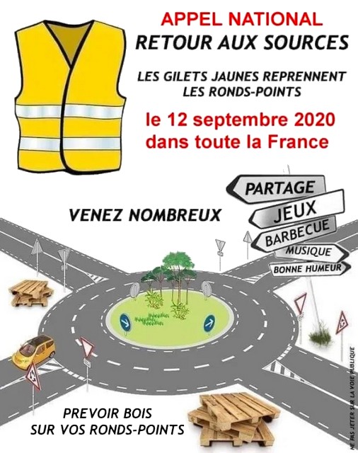 Gilets Jaunes - 12 septembre 2020