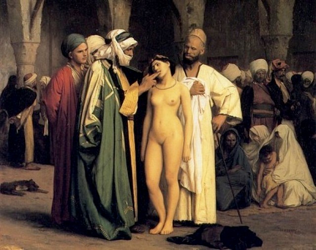 Jean-Leon-Gerome – Le marché aux esclaves – vers1866 Jean-Leon-Gerome - Le marché aux esclaves - vers1866