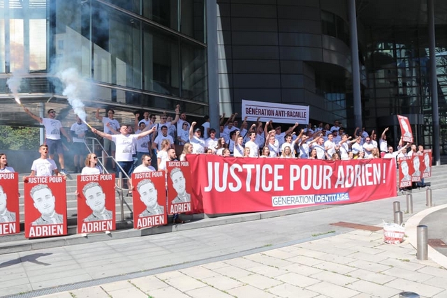Justice pour Adrien - Génération Identitaire - Juillet 2020