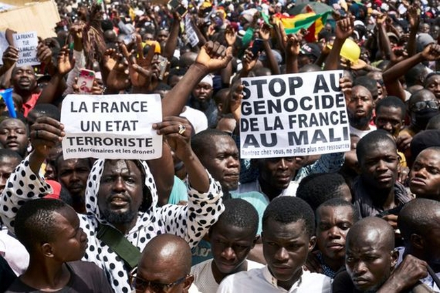 Mali - Manifestation anti-France