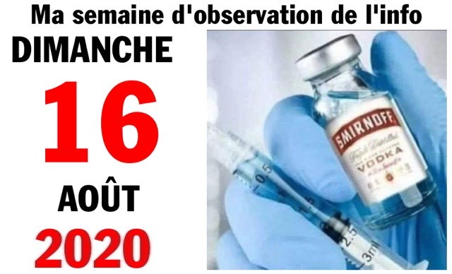 Semaine 16 août 2020 Semaine 16 août 2020